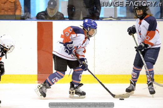 2015-02-15 Hockey Milano Rossoblu U12-Valpellice 0778 Samuele Basile